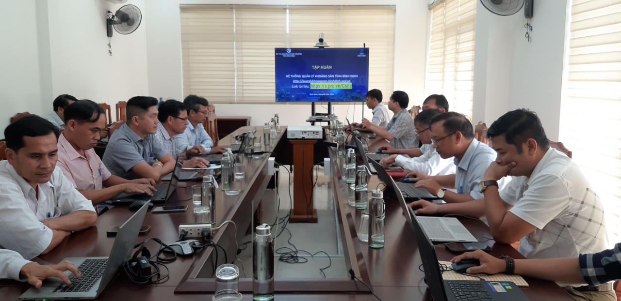 Tập huấn sử dụng phần mềm hỗ trợ cập nhật dữ liệu và quản lý hoạt động khoáng sản tỉnh Bình Định